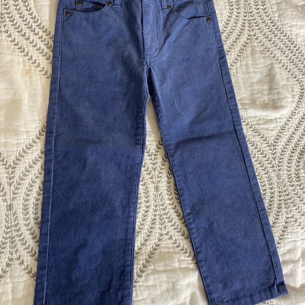 Janie and Jack Blue Corduroy Pants